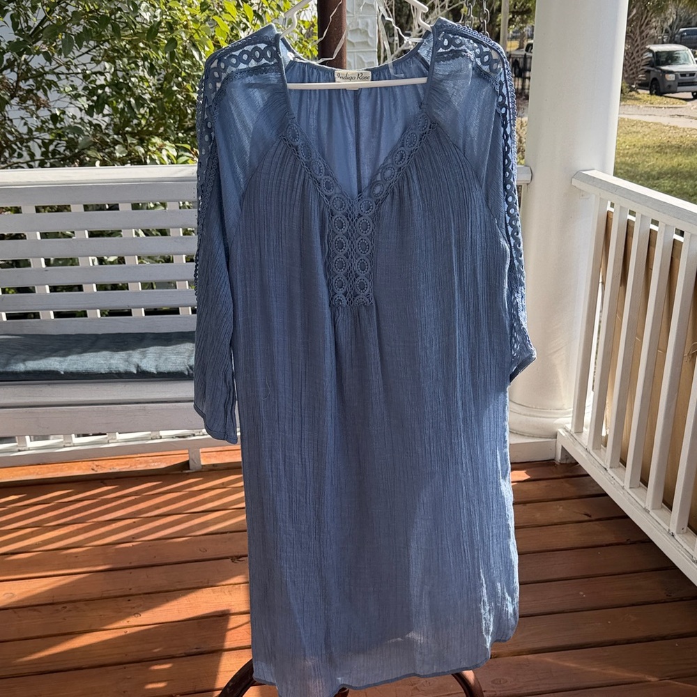 Blue Midi Dress